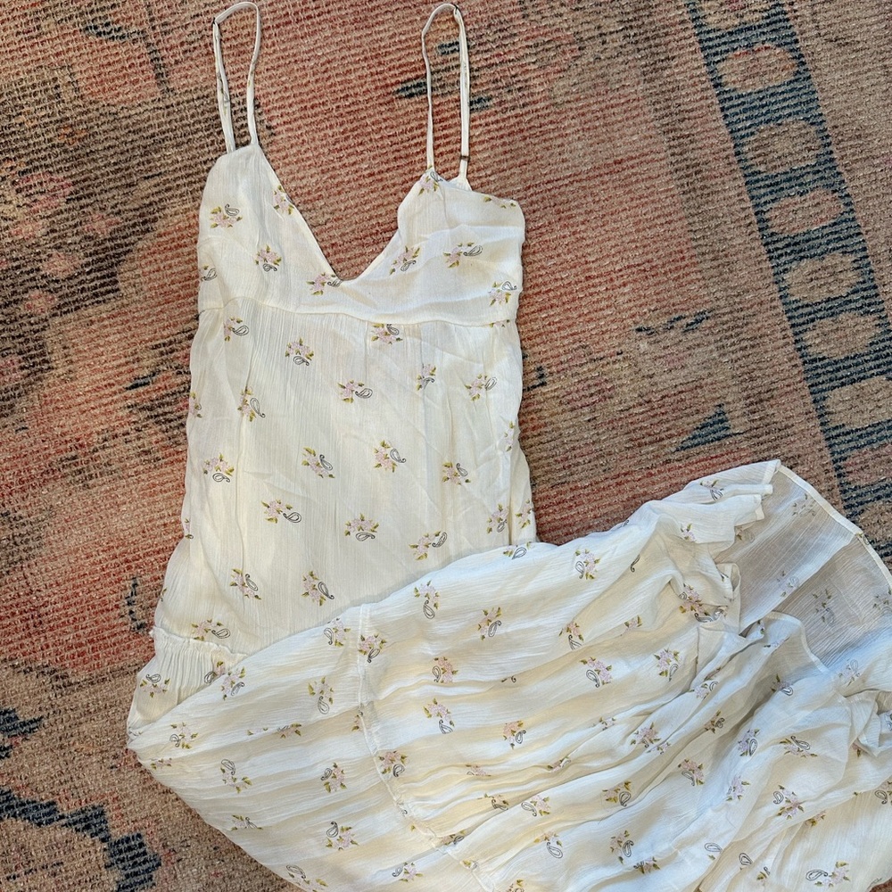 Floral Spaghetti Strap Dress